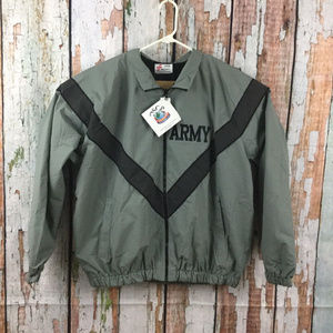 ARMY Mens Armed Forces Full Zip Reflective Jacket